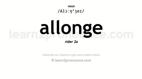 allonger synonyme|allonge example.